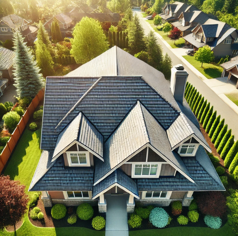 home with roof