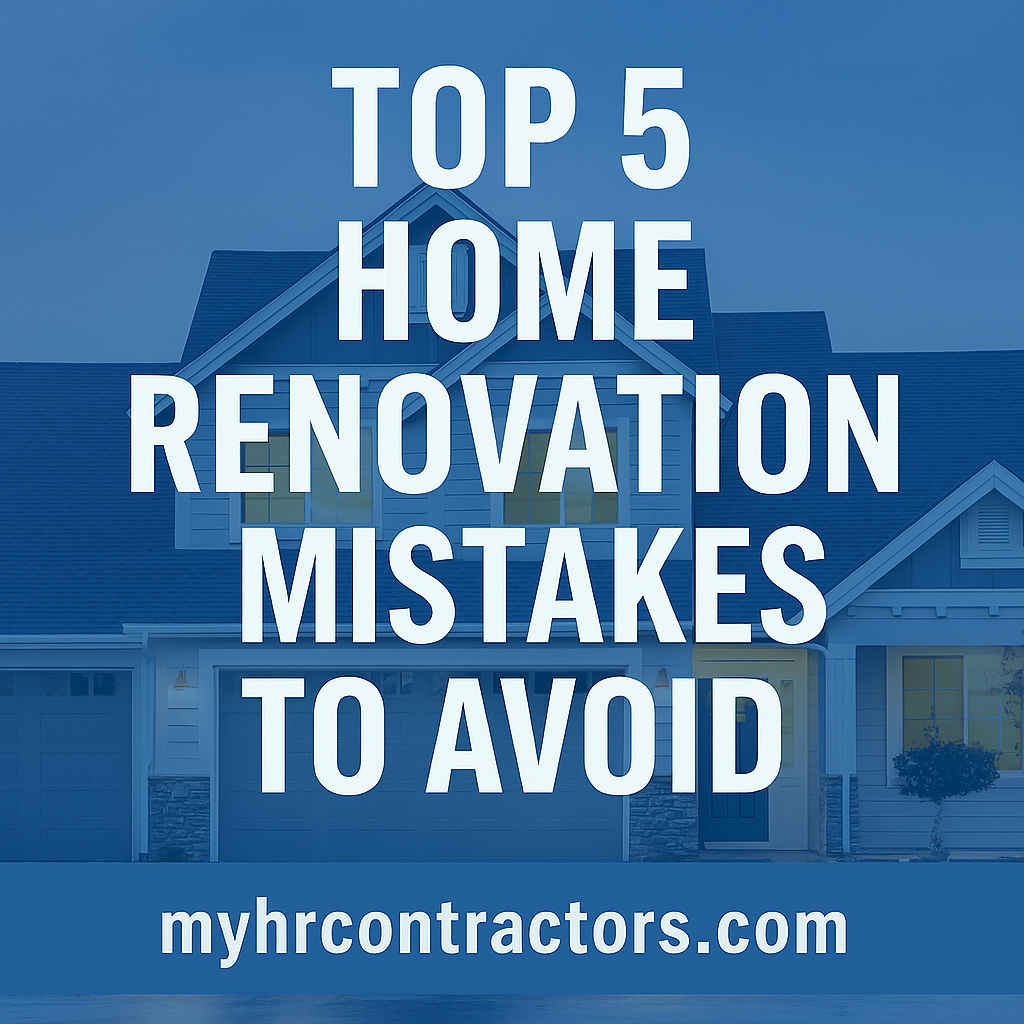 renovation mistakes